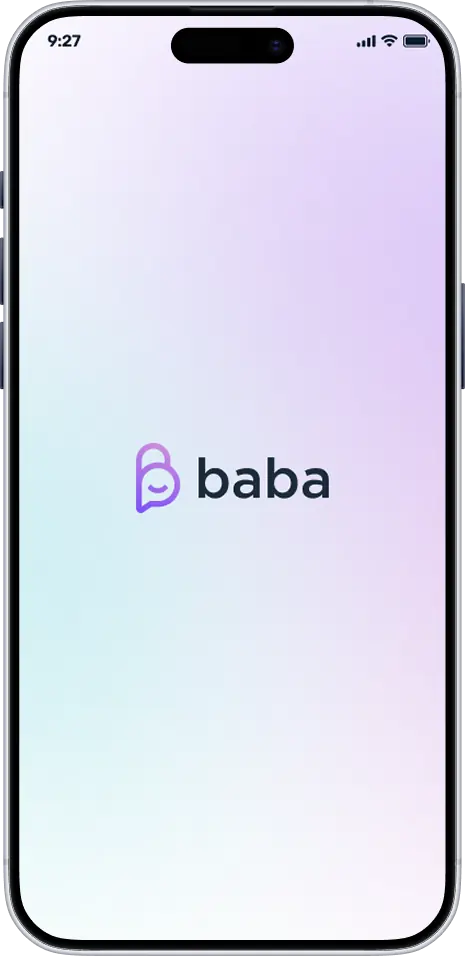 Baba splash screen