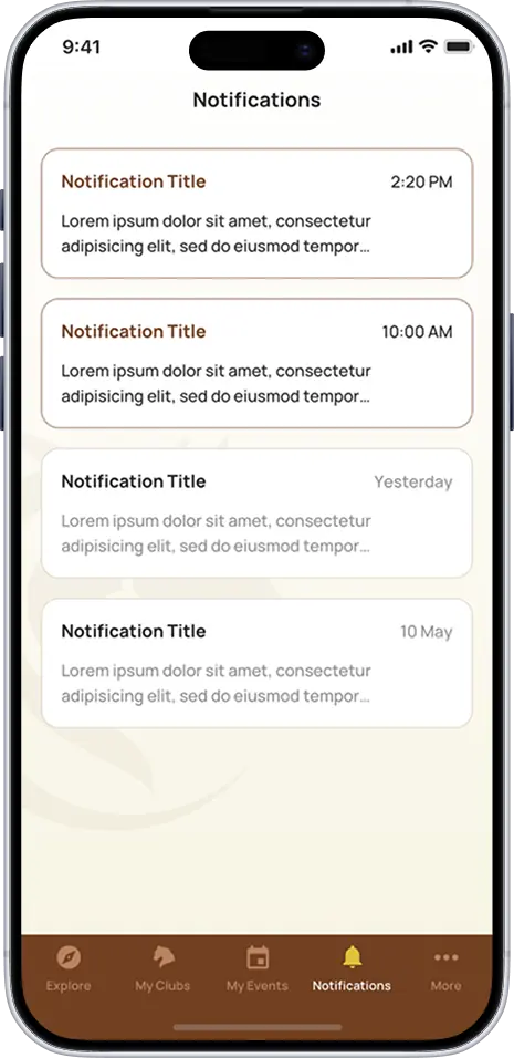 Best Horse notifications