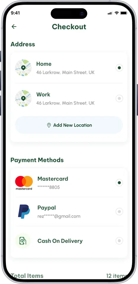 Famooshed checkout