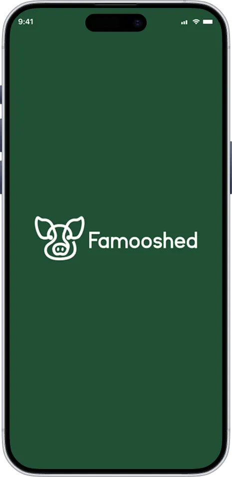 Famooshed splash screen