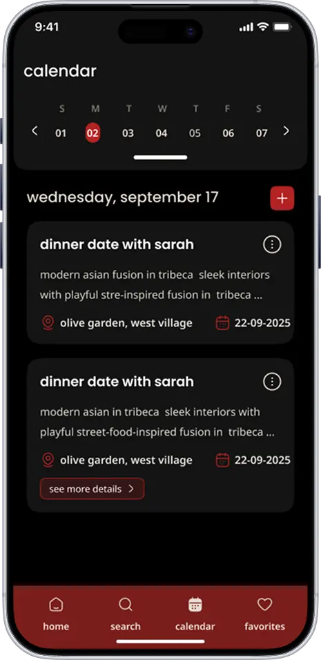 IDCU date calendar