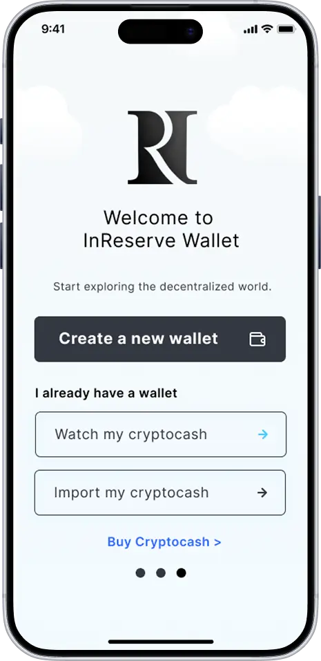 InReserve welcome