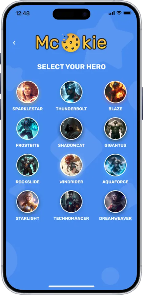 Mcookie select hero