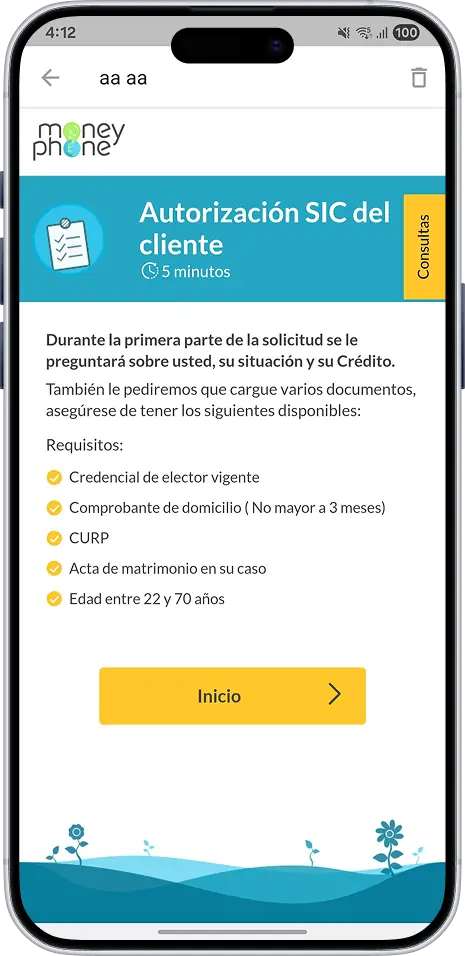 MoneyPhone authorization