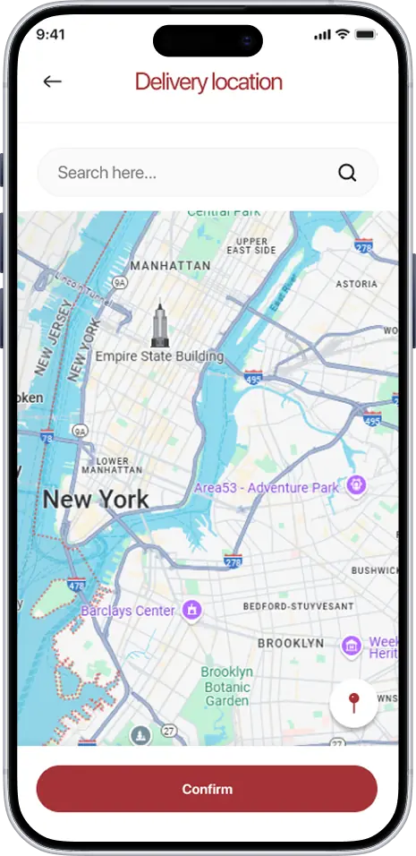 PixiKwik delivery location