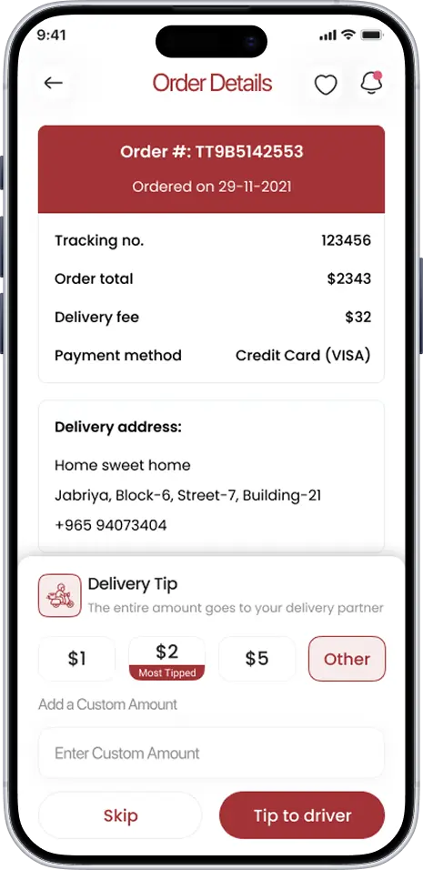 PixiKwik vendor order tip