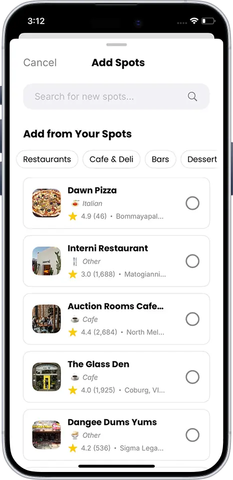 ReelEats add from spots
