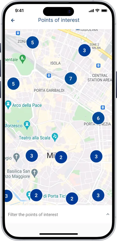 Riciclario points of interest