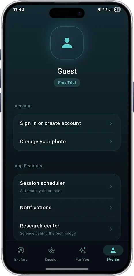 Snap Tap Relax profile