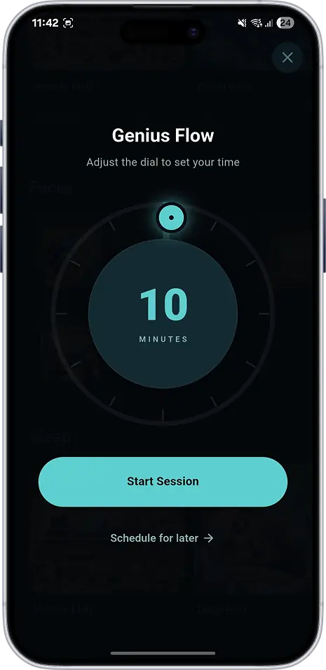 Snap Tap Relax timer