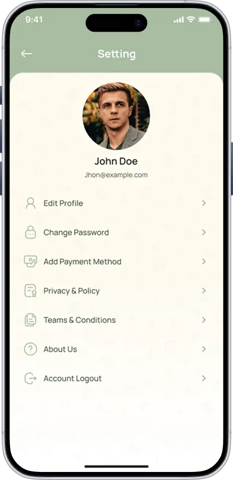 Spendulge settings