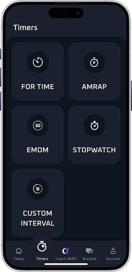 TrainAERO timers