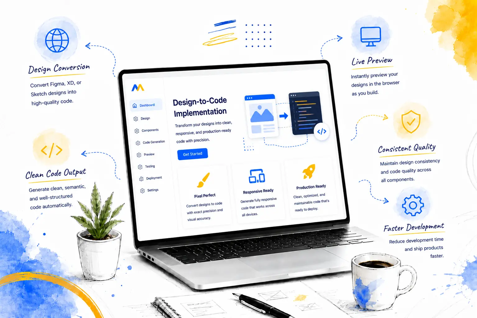 Design-to-Code Implementation