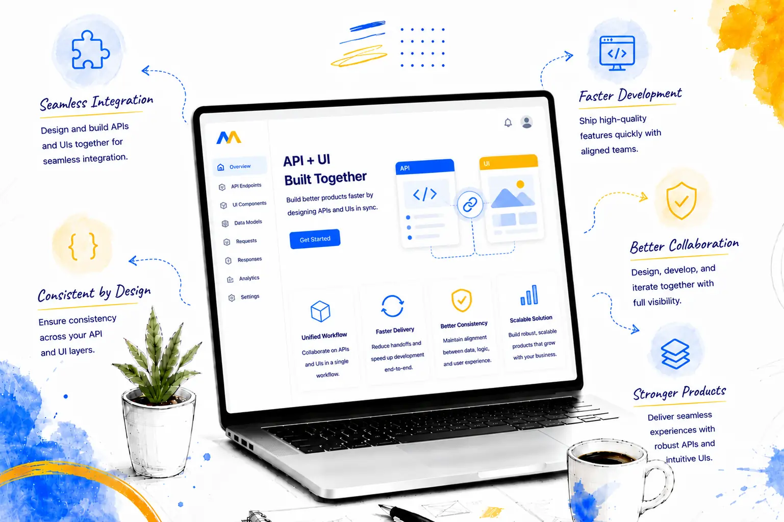 API + UI Built Together