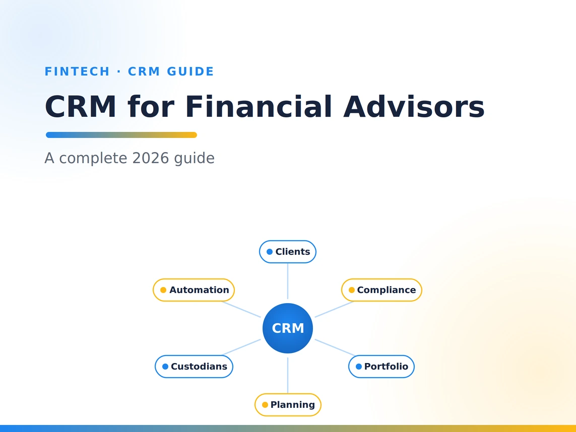 CRM for Financial Advisors: A Complete 2026 Guide