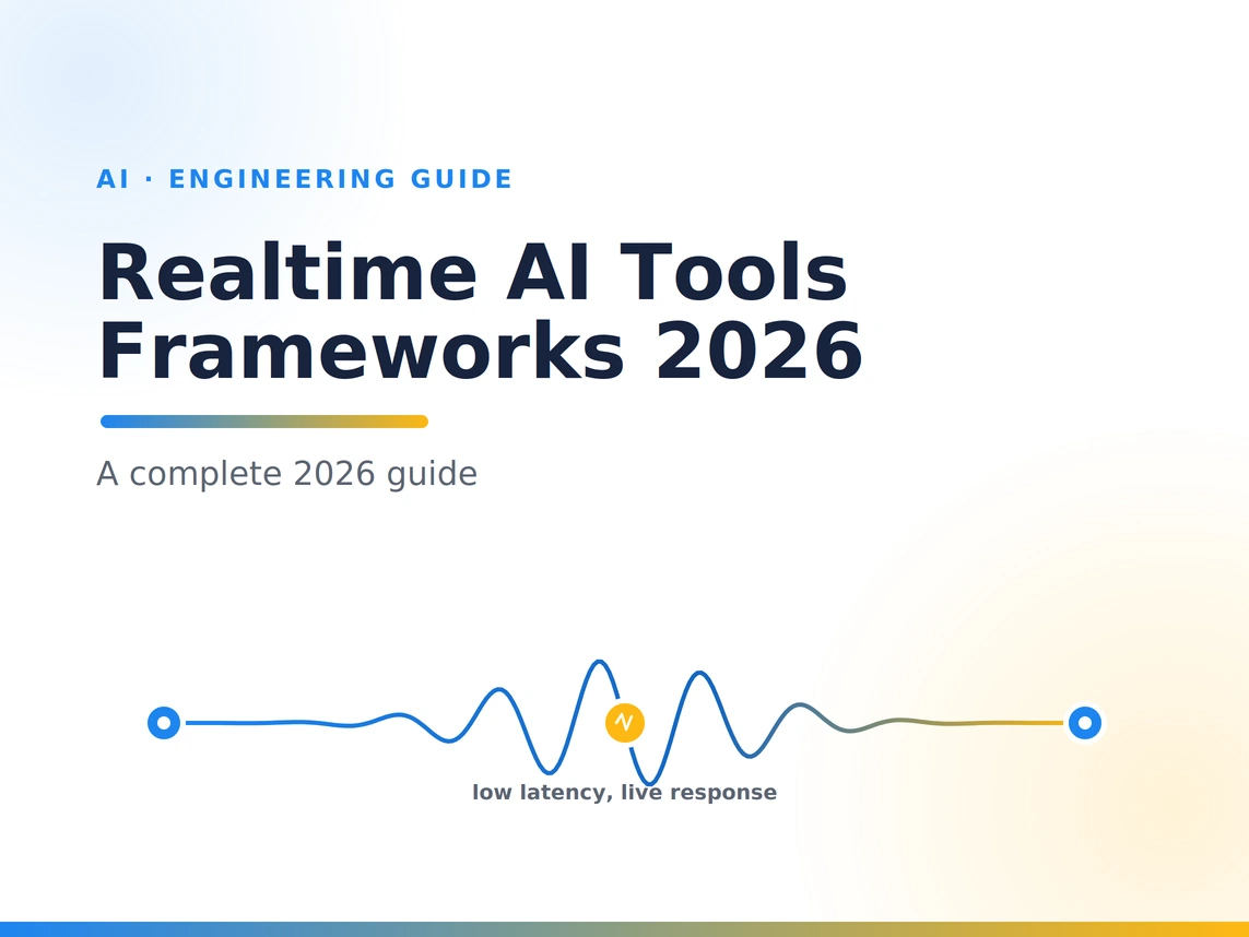 Realtime ai tools frameworks 2026 guide