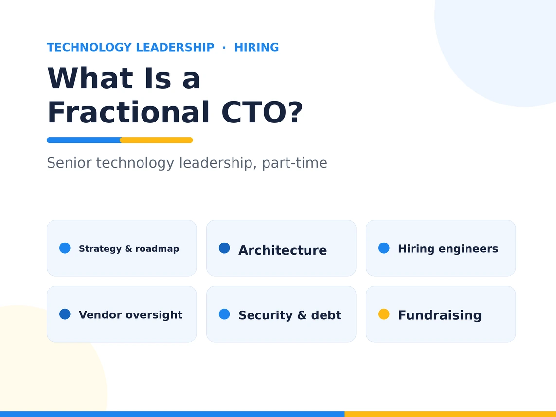 What is a fractional CTO