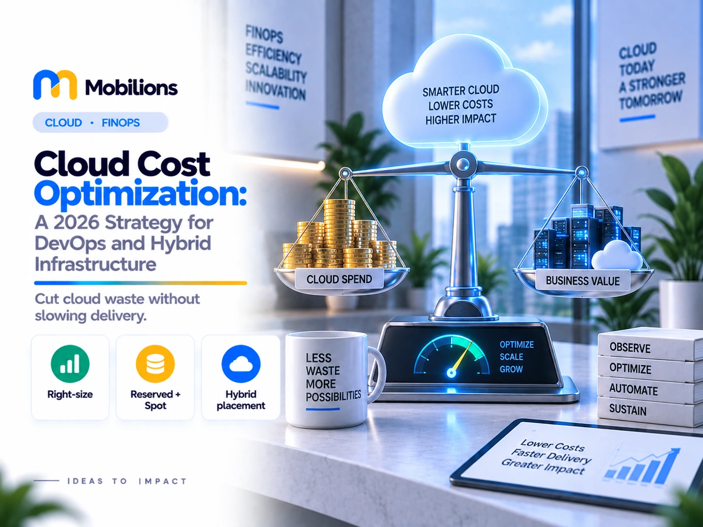 Cloud cost optimization strategy for 2026 by Mobilions